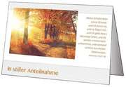 Faltkarten Trauer, 5 Stück Faltkarten Trauer, 5 Stück