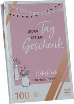 Notizblock mit Haftnotizen "Jeder Tag ist ein Geschenk" Notizblock mit Haftnotizen "Jeder Tag ist ein Geschenk"