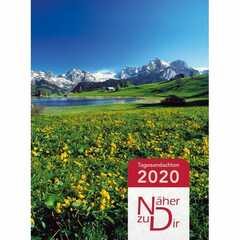 Näher zu Dir 2020 - Buchkalender Motiv: See mit Bergen