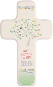 Holzkreuz für Kinder "Mit Gottes gutem Segen" Holzkreuz für Kinder "Mit Gottes gutem Segen"