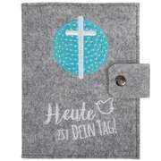 Buch-Schutzumschlag "Kreuz" blau Buch-Schutzumschlag "Kreuz" blau