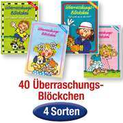 Spar-Paket: Überraschungs-Blöckchen Spar-Paket: Überraschungs-Blöckchen