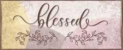 Metallschild lang - blessed Metallschild lang - blessed