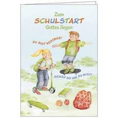 Faltkarte: Zum Schulstart Gottes Segen Faltkarte: Zum Schulstart Gottes Segen