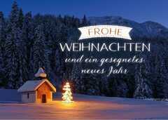 Faltkarte - Frohe Weihnachten Faltkarte - Frohe Weihnachten