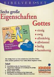 Kinder Evangelisations Bewegung - Sechs große Eigenschaften Gottes - Bibelvers-Set Sechs große Eigenschaften Gottes - Bibelvers-Set