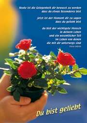 Petra Würth - Postkarten: Du bist geliebt, 12 Stück Postkarten: Du bist geliebt, 12 Stück