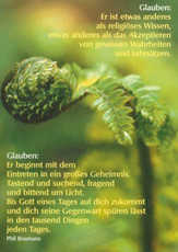 Phil Bosmans - Postkarten: Glauben, 12 Stück Postkarten: Glauben, 12 Stück