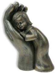 Figur "Hand mit Kind" Figur "Hand mit Kind"