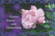 Faltkarten 60. Geburtstag - 5 Stück Faltkarten 60. Geburtstag - 5 Stück