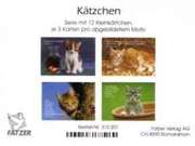 Kleinkärtchenserie Kätzchen, 12 Stück Kleinkärtchenserie Kätzchen, 12 Stück