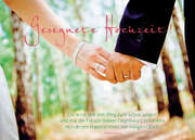 Faltkarte "Gesegnete Hochzeit! Du wirst mir den Weg zum Leben zeigen" - 5 Stück Faltkarte "Gesegnete Hochzeit! Du wirst mir den Weg zum Leben zeigen" - 5 Stück