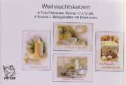 Faltkartenserie Weihnachten/Neujahr 4 Stück Faltkartenserie Weihnachten/Neujahr 4 Stück