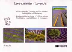 Faltkartenbox Lavendel, 4 Stück
