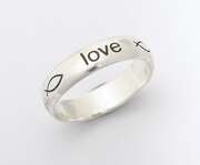 Fingerring "True love waits..." - 17 mm Fingerring "True love waits..." - 17 mm