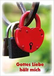 Postkarten: Gottes Liebe hält mich, 4 Stück Postkarten: Gottes Liebe hält mich, 4 Stück
