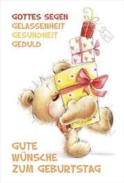 Faltkarte: Gute Wünsche zum Geburtstag Faltkarte: Gute Wünsche zum Geburtstag