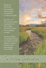 Doro Zachmann - Faltkarte: In stillem Gedenken - Trauer Faltkarte: In stillem Gedenken - Trauer