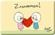 Royne Mercurio - loveli & friends - Zusammen - Magnet Zusammen - Magnet